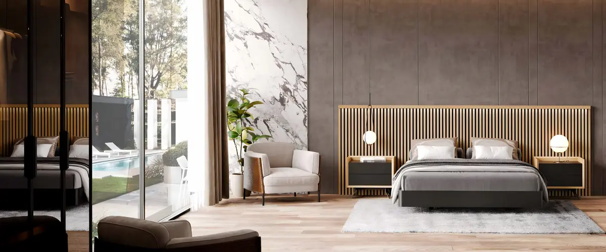 Quarto Vertex Gold VG.36, descubra as peças do ambiente