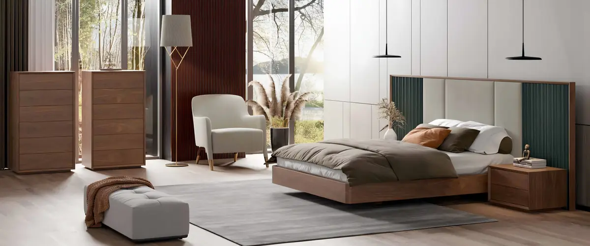 Quarto Vertex Gold VG.42, descubra as peças do ambiente