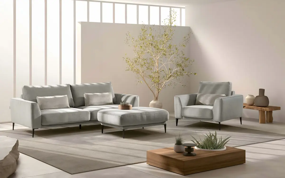 Sala de estar Adagio, descubra as peças do ambiente