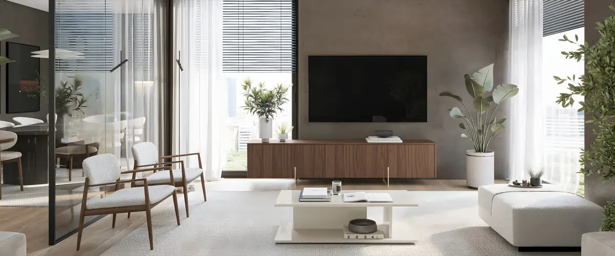 Sala de estar Laggi 3, descubra as peças do ambiente