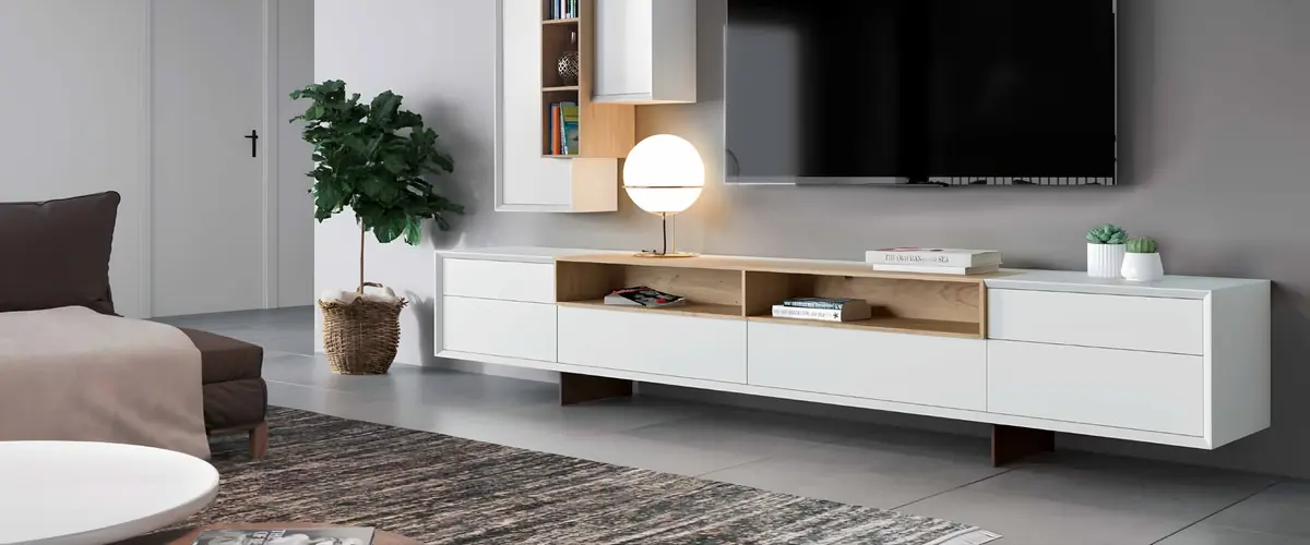 Sala de estar Vertex Gold VG.27, descubra as peças do ambiente