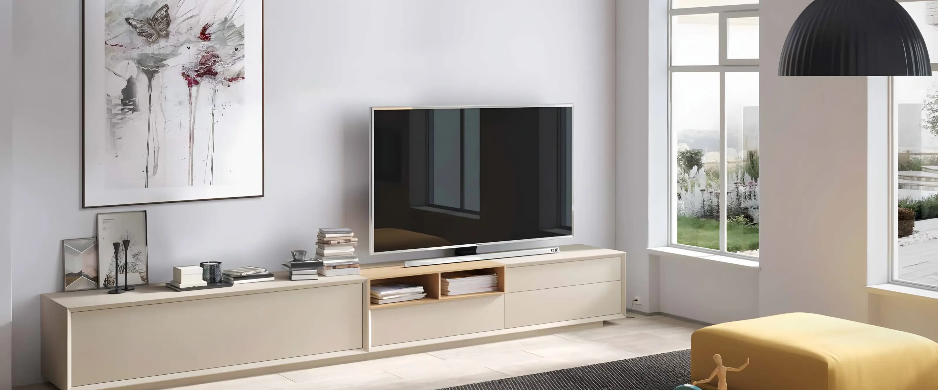 Sala de estar Vertex Gold VG.28, descubra as peças do ambiente