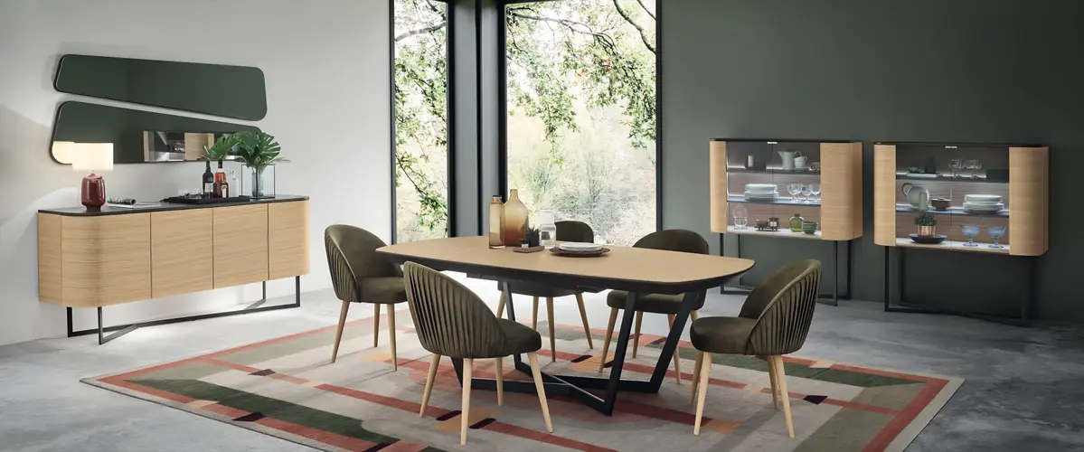 Sala de jantar Amora 02, descubra as peças do ambiente