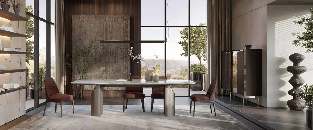 Sala de jantar Brera, descubra as peças do ambiente
