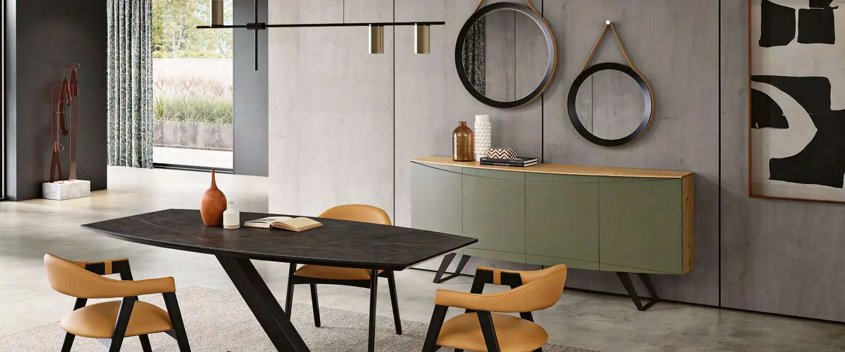 Sala de jantar Corvo 01, descubra as peças do ambiente