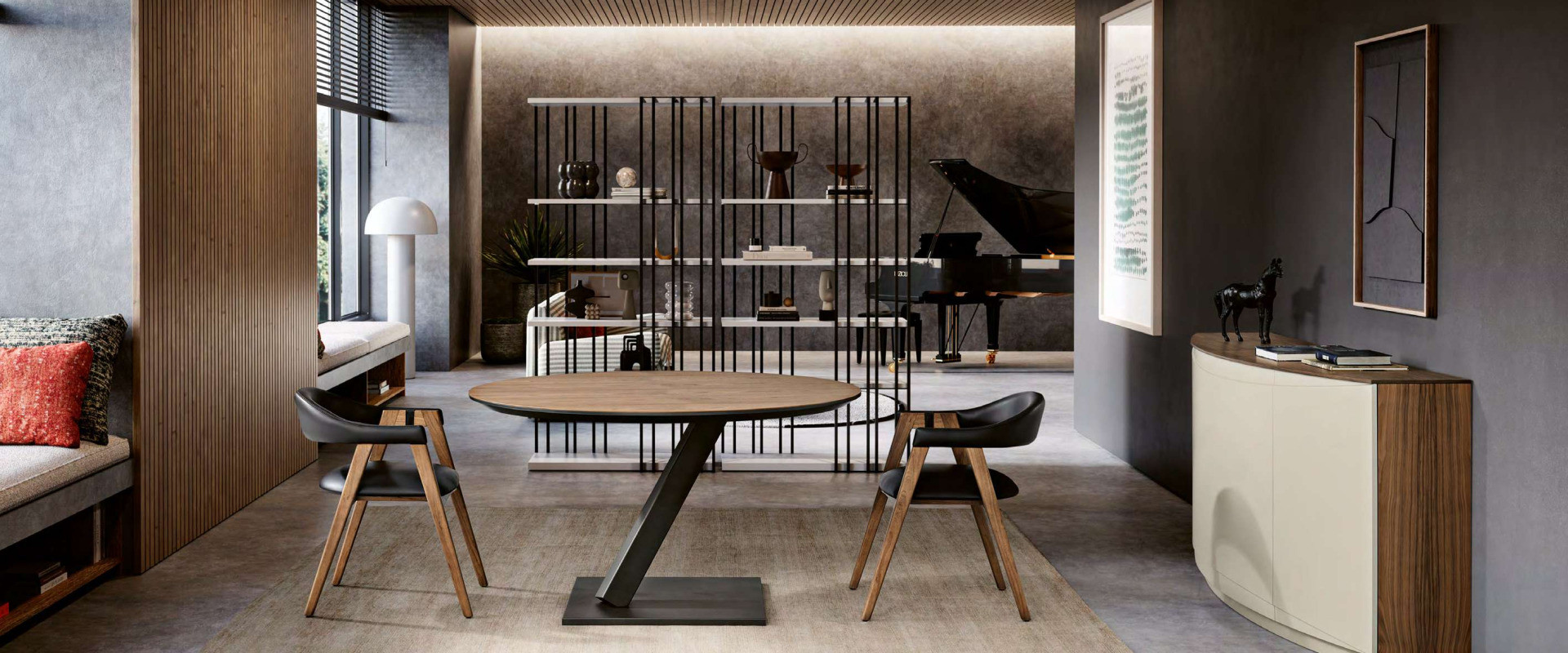 Sala de jantar Corvo 03, descubra as peças do ambiente