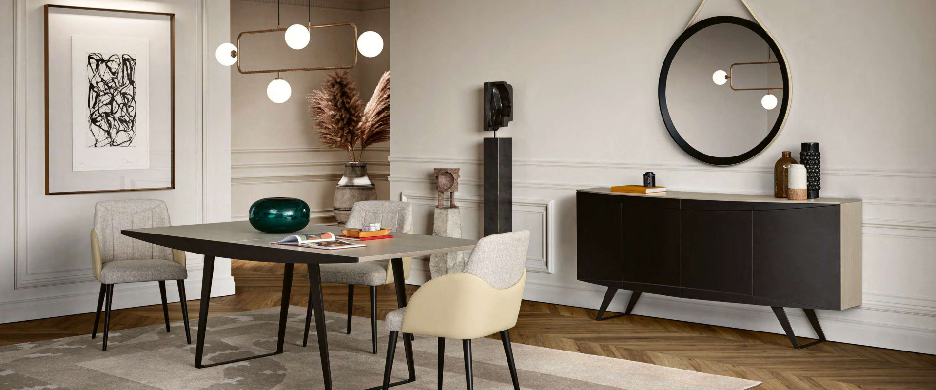 Sala de jantar Corvo 04, descubra as peças do ambiente