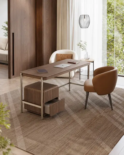Detailed photo of the product Rocco Desk with Drawer Unit