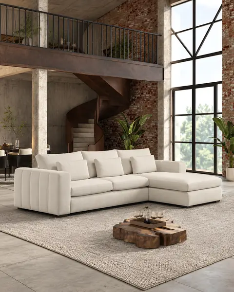 Sofá Apolo com chaise longue