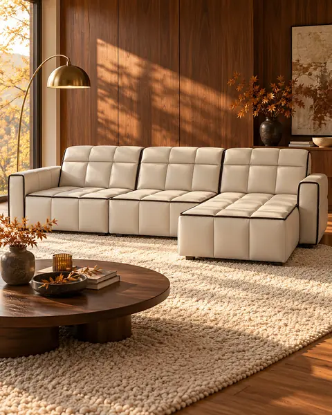 Sofá Chuck com chaise longue