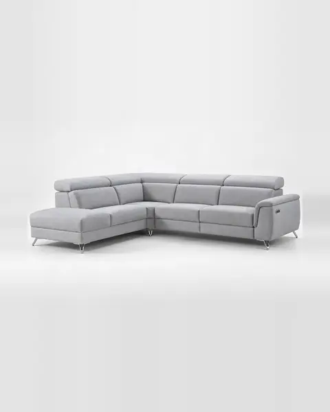 Sofá de canto Fil com chaise longue
