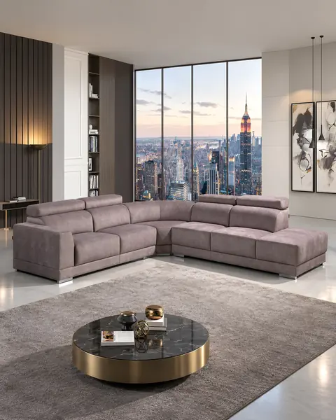 Milão Corner Sofa with Chaise Longue