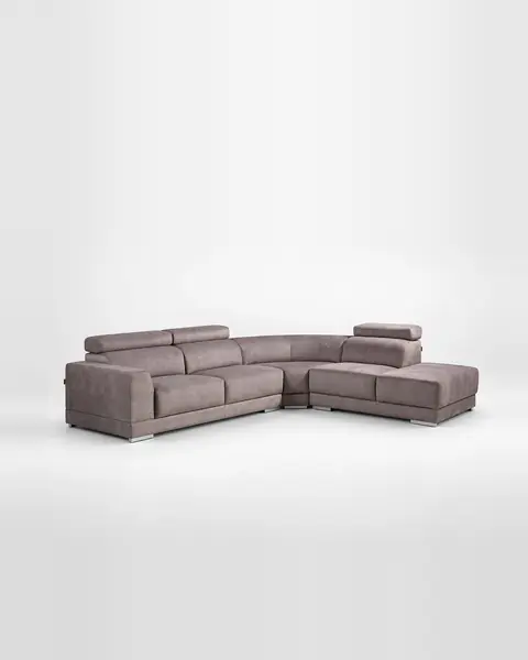 Sofá de canto Milão com chaise longue