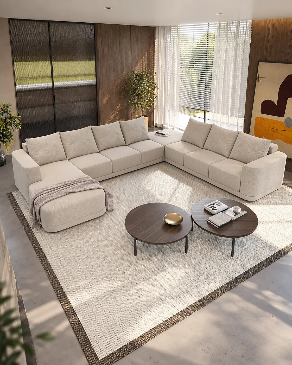 Rocco Corner Sofa with Chaise Longue