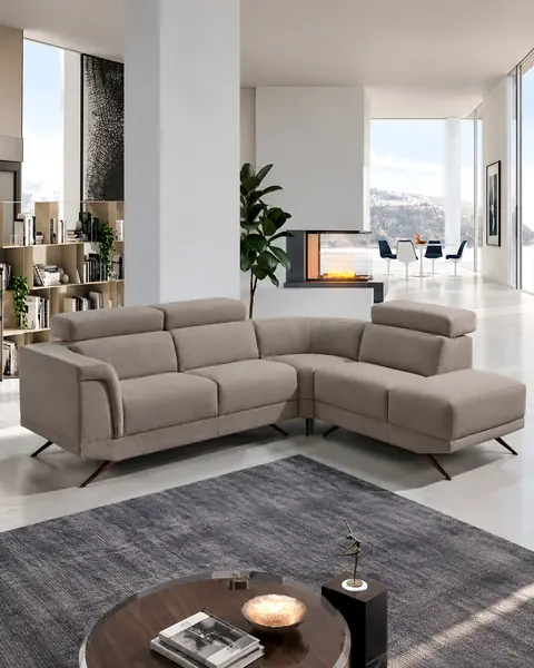Valentino Corner Sofa with Chaise Longue
