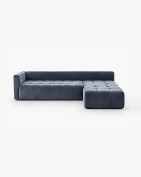 Sofá Enigma com chaise longue sem braço