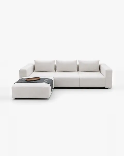 Sofá Laggi com chaise longue