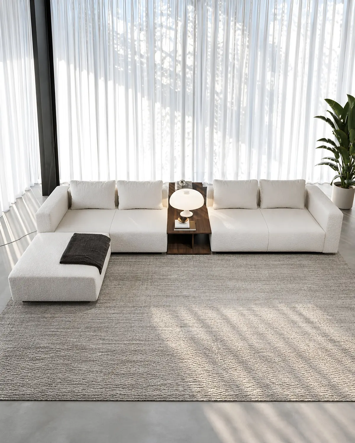 Sofá modular Laggi em ambiente