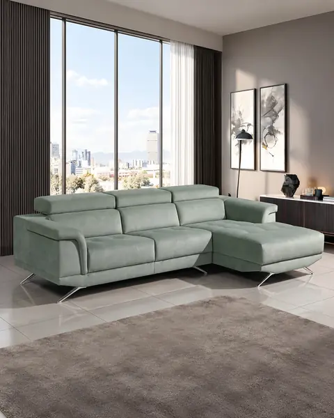 Sofá Valentino com chaise longue